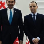 Tiflis Büyükelçisi Mustafa Türker Arı’nın Batum Belediye Başkanı Giorgi Tsintsadze’yi ziyareti